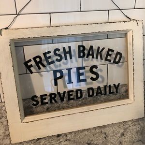 Fresh Baked Pies Hanging Sign